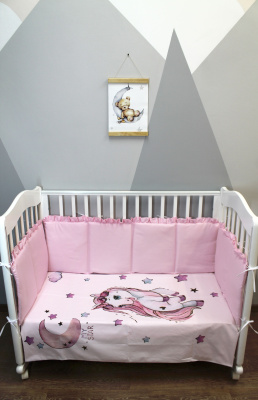 "ФАНТИКИ" ш4292/0 - комплект в кроватку  (розовый)