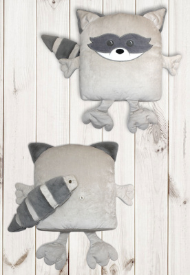 Подушка - игрушка "Енот Сеня-Гоша" ш277/5* 