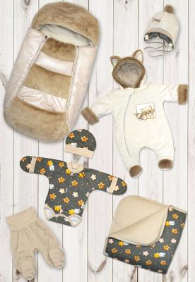 "ЕНОТ СЕНЯ-ГОША" ш240/3 - комплект на выписку (капучино)