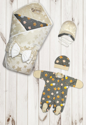 "ЕНОТ СЕНЯ - ГОША" ш240/4 - комплект на выписку (серый)