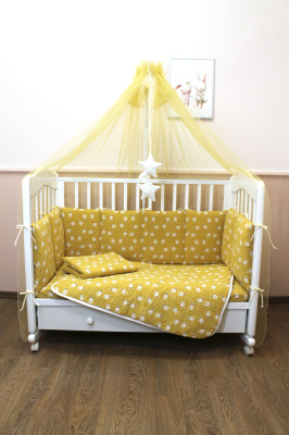 "ВАРЕНЬКА" ш4290 - комплект в кроватку ш4290 (охра)