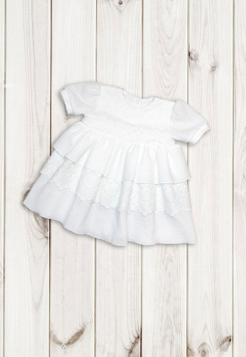Платье детское "Валери" ш111/103 (экрю (р-р 62-68см))