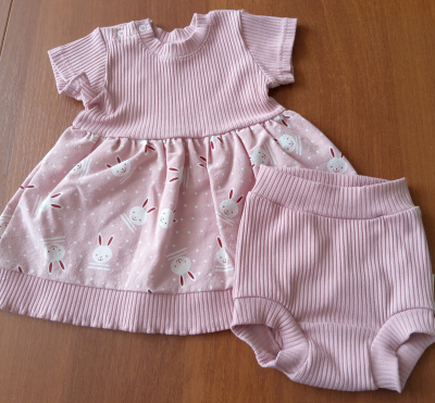 Комплект детский "Варенька" (2 предм.) ш02/28 (розовый (р-р 74-80см))