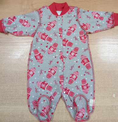 Комбинезон без подкладки "ЗВЕЗДОПАД" ш111/19 (варежки (р-р 56см))