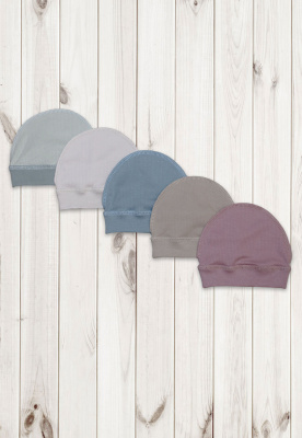 Шапочка трикотажная "Лапшуля-2" ш001/21 (светло-оливковый (р-р 38см))