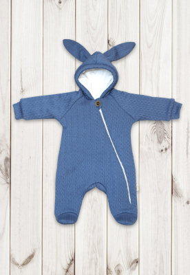 Комбинезон на синтепоне "ЗЕФИР" ш979/100 (синий (р-р 56см))