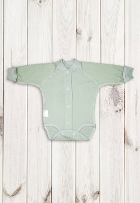 Полукомбинезон - боди "Мишель" ш04/24 (фисташковый (р-р 62см))
