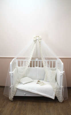 "ЛЁНУШКА" ш4280 - комплект в кроватку (белый)