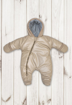 Комбинезон на синтепоне "ЛАПШУЛЯ" ш973/10** (капучино (матовый) (р-р 62см))