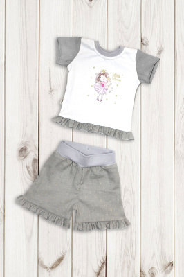 Комплект детский "Муся" ш111/120  (серый (р-р 80см))