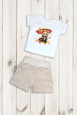 Комплект детский "Мальчиш" ш111/119 (капучино (р-р 74-80см) )