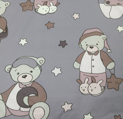 "БАЮШКИ" ш4279/0 - комплект в кроватку (без балдахина, поплин) ("Сластена" - лаванда)