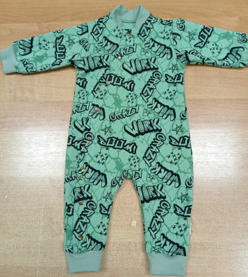 Комбинезон без подкладки "Names" ш900/9  (зелёный (р-р 68см))