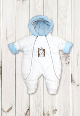 Комбинезон на синтепоне  "Зайка" ш994* (мальчик (р-р 68см))