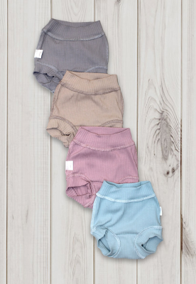 Трусики на памперс "Лапшуля" ш707/20 (серый (р-р 62см))