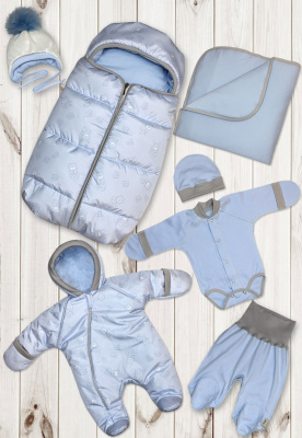 "ФРУКТСТАЙЛ-ЛАЙМ" ш230/23 - комплект на выписку (голубой)