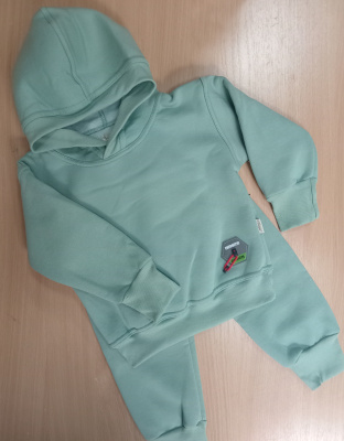 Комплект детский "Neхt -1" ш108/8 (оливковый (изумруд) (р.74-80см))