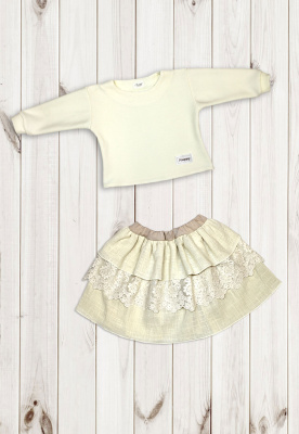 Комплект детский "Эшли" ш111/39 (экрю (р-р 98-104см))