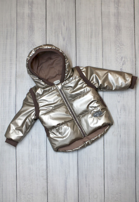 Комплект детский "Believe" (с курточкой, 3 предм.) ш108/16* (шоколад (капучино) (р-р 98-104))