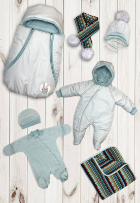 "КРОЛИК" ш240/9 - комплект на выписку (голубой)