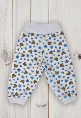 Ползунки с открытыми ножками (утепл.трикотаж) ш701/1* (р-р 74см)