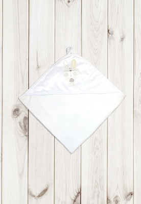 Пелёнка с уголком "Сафари" (80х80см) ш650/15 (вышивка "зайка")