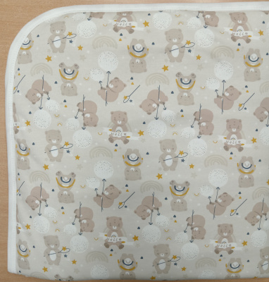 Одеяло - плед "ФЭНТЕЗИ" (85х85см, на синтепоне) ш600/150* (кремовый)