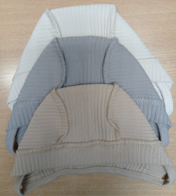 Набор чепчиков "Лапшуля" (3шт.) ш05/20 (нейтральный (р-р 38см))