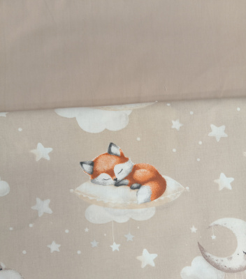 "ЛЕСНАЯ ПОЛЯНА" ш4301 - комплект в кроватку (без балдахина) ("Сладкий сон" - капучино)