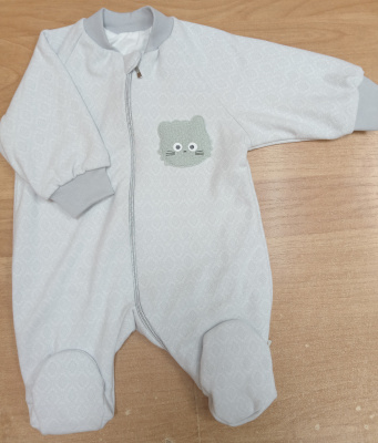 Комбинезон на подкладке "ЭЛИС" ш230/170 (серый (р-р 62см) )