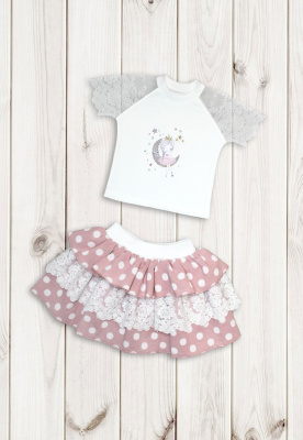 Комплект детский "Варенька" ш111/122 (пыльная роза (р-р 76см))