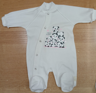 Комбинезон без подкладки "ХИТРЮША" ш709/5 (кремовый (р-р 56см))