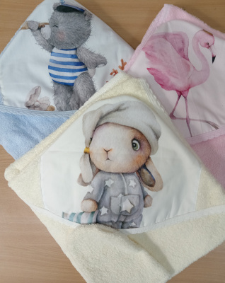 Пелёнка с уголком + варежка (95х95см) ш650/31* 