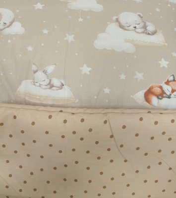 "БАЮШКИ" ш4279/0* - комплект в кроватку (без балдахина, на резинке) ("Сладкий сон" - капучино)