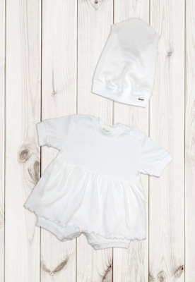 Полукомбинезон - песочник "Лапшуля-2" ш02/27 (экрю (р-р 68см))