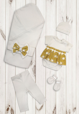 "Варенька" ш240/10 - комплект на выписку (кремовый)