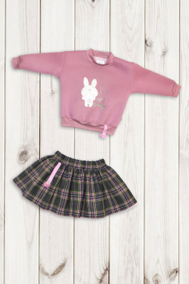 Комплект детский "Lovely" ш108/28 (пыльная роза (р-р 98-104см))