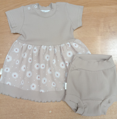 Комплект детский "Варенька" (2 предм.) ш02/28 (кремовый (р-р 74-80см))