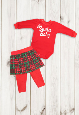 Комплект детский "Рождество-девочка" ш111/106