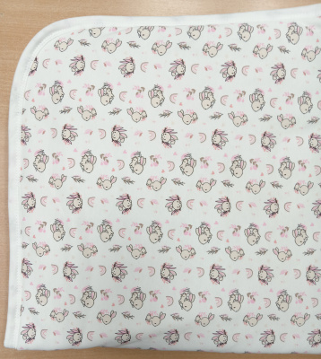 Одеяло - плед "ФЭНТЕЗИ" (85х85см, на синтепоне) ш600/150* (розовый)