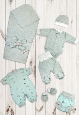 "МОККАЧИНО" ш240/24 - комплект на выписку (оливковый)