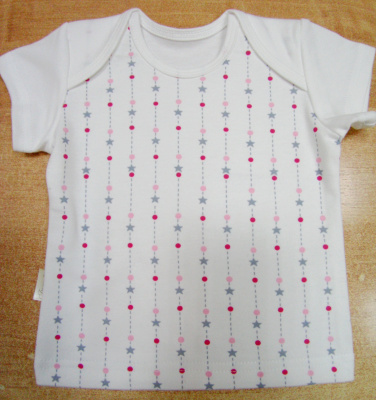 Кофточка - футболка  ш706/1 (розовый (р-р 62см))