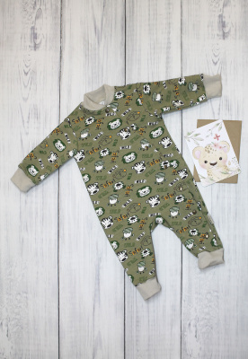 Комбинезон без подкладки "Names" ш900/9  (хаки (р-р 56см))