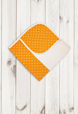 Плед муслиновый "МУСЛИНКА" (80х80см) ш600/13 (нейтральный (горошинки))