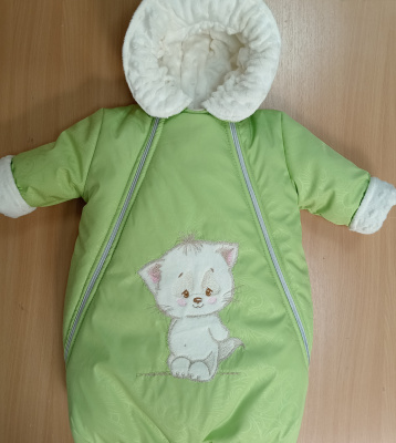 Полукомбинезон на силиконе "МУРЗИК" ш105/22ш  (зеленый)