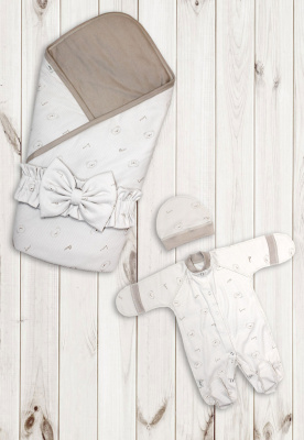 "ЭКОЛЕТО" ш240/23 - комплект на выписку (капучино "Мишка")