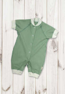 Полукомбинезон - песочник "Лапшуля-3" ш02/26 (тёмно-оливковый (р-р 74-80см))