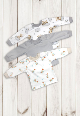 Джемпер - лонгслив (интерлок) ш45/16 ((р-р 68см))