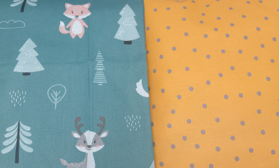 "БАЮШКИ" ш4279/0* - комплект в кроватку (без балдахина, на резинке) ("Полянка" - изумрудная)