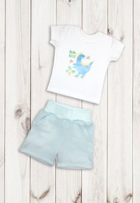 Комплект детский "Мальчиш" ш111/119 (голубой (р-р 86-92см))